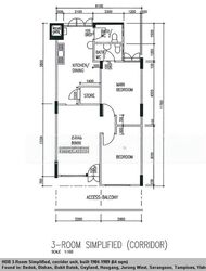 Blk 107 Fengshan Estate (Bedok), HDB 3 Rooms #467375961